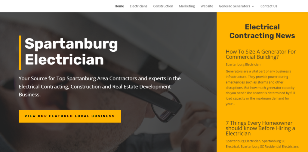 ELECTRICIAN WEBSITE