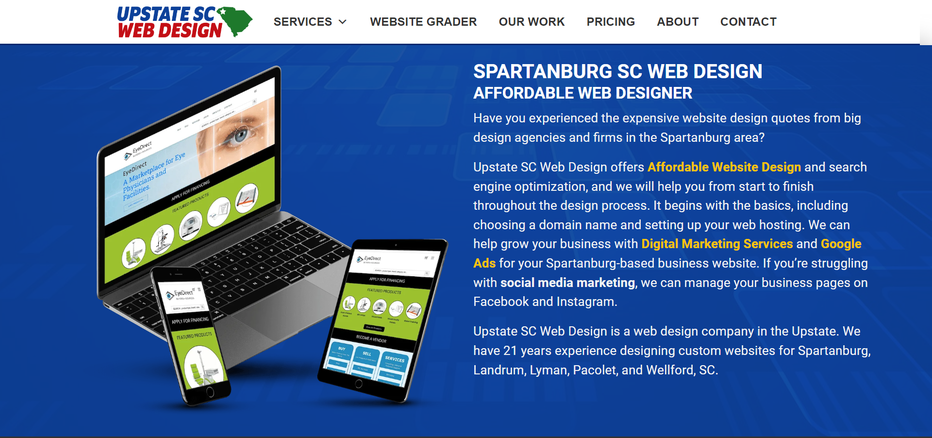 Upstate SC Web Design Company