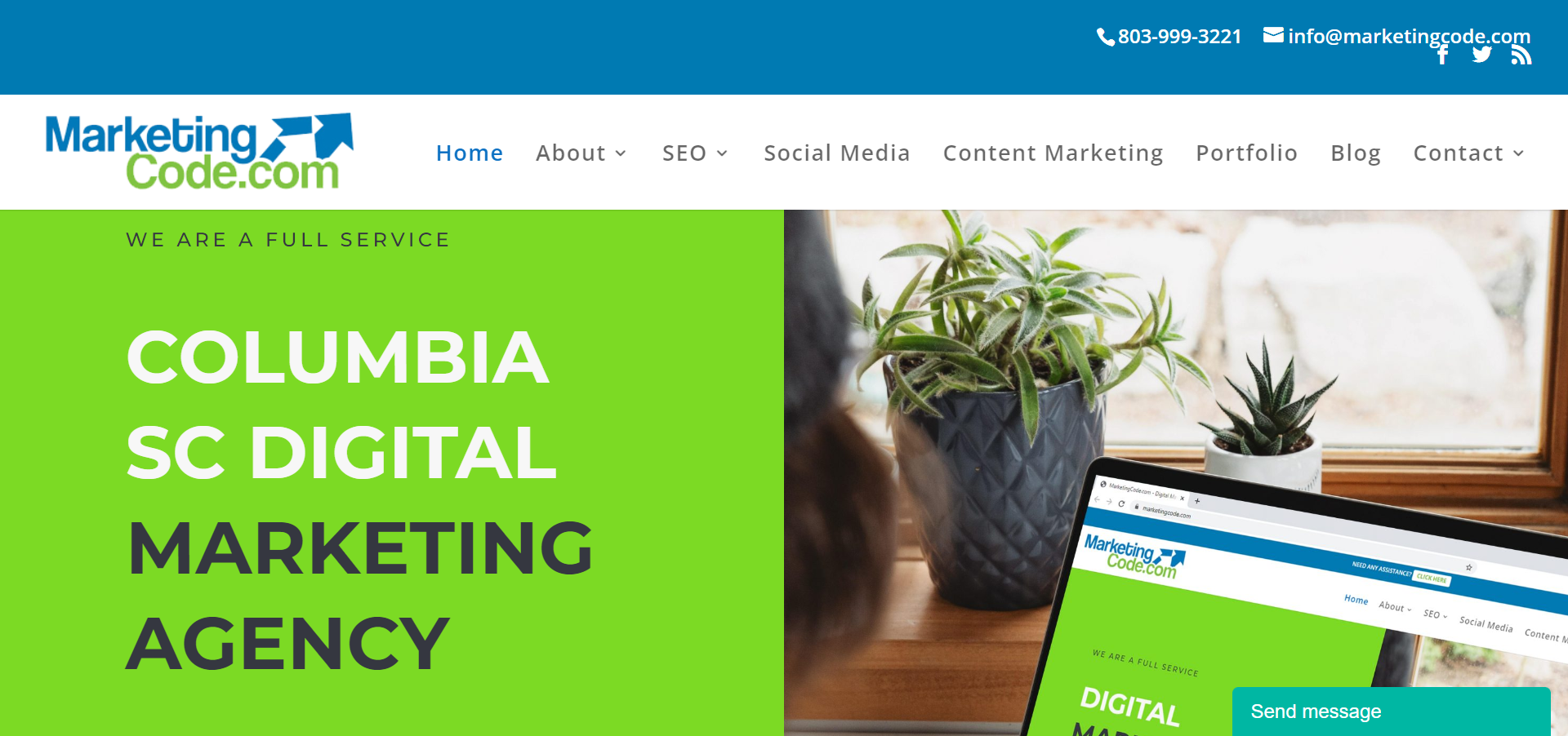 MARKETING CODE WEB DESIGN AGENCY IN COLUMBIA SC