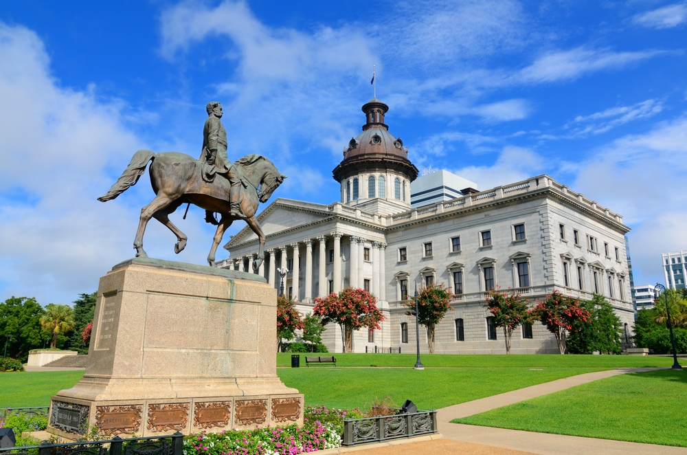 SOUTH CAROLINA STATE HOUSE LANDMARK IN COLUMBIA SC